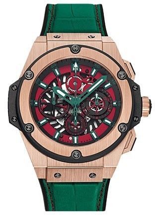 luxury swiss Hublot 710.OX.0130.GR.MEX10 King Power Gold Mexico Limited watches